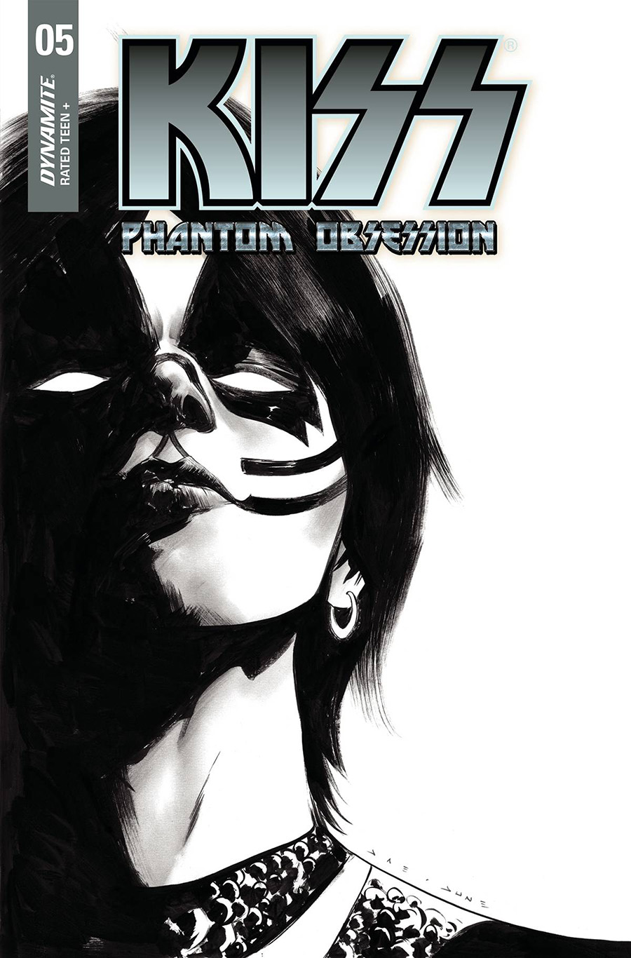 KISS Phantom Obsession #5 Cover F Incentive Jae Lee Black & White Line Art Cover