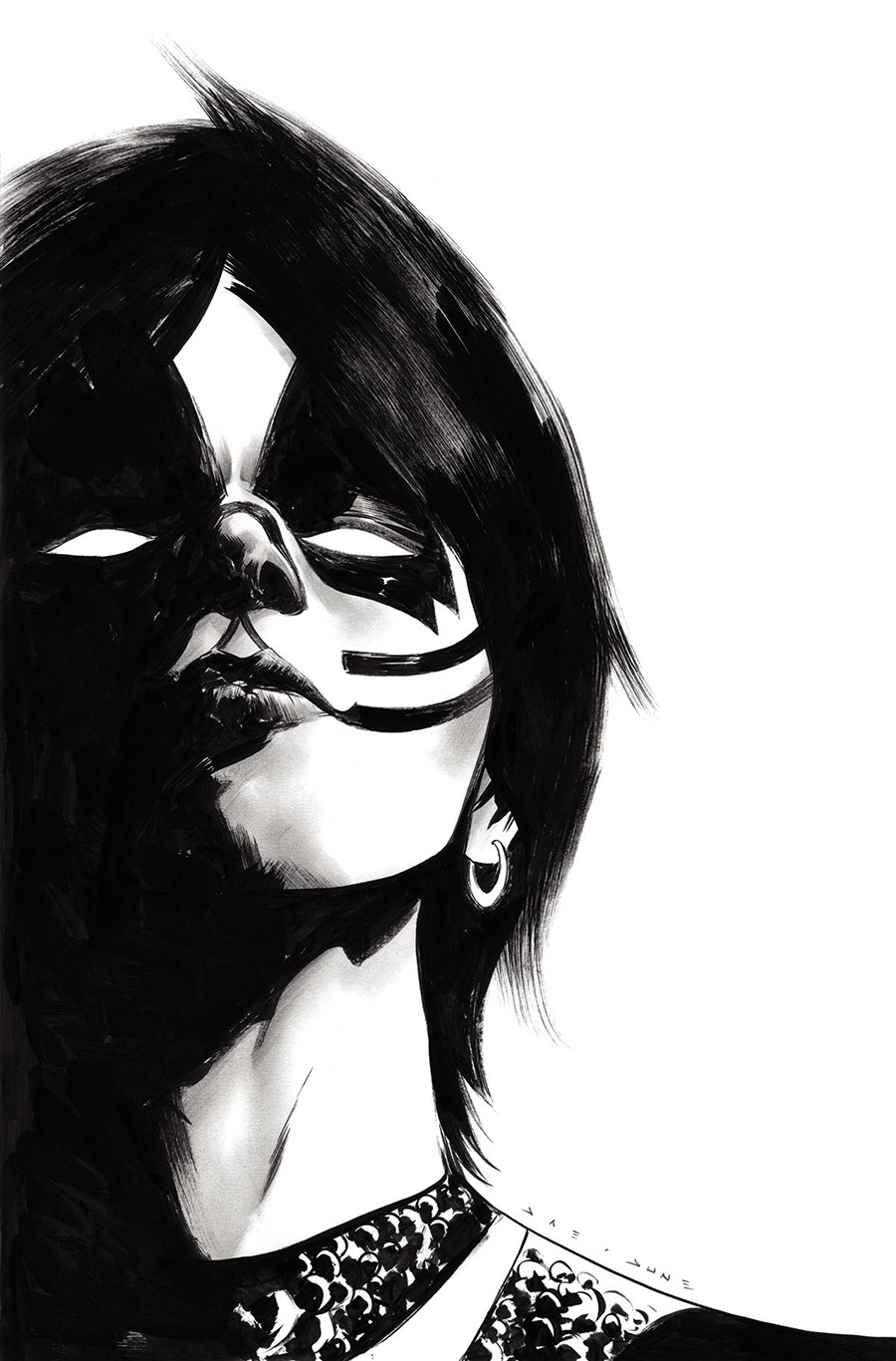 KISS Phantom Obsession #5 Cover I Incentive Jae Lee Black & White Line Art Virgin Cover