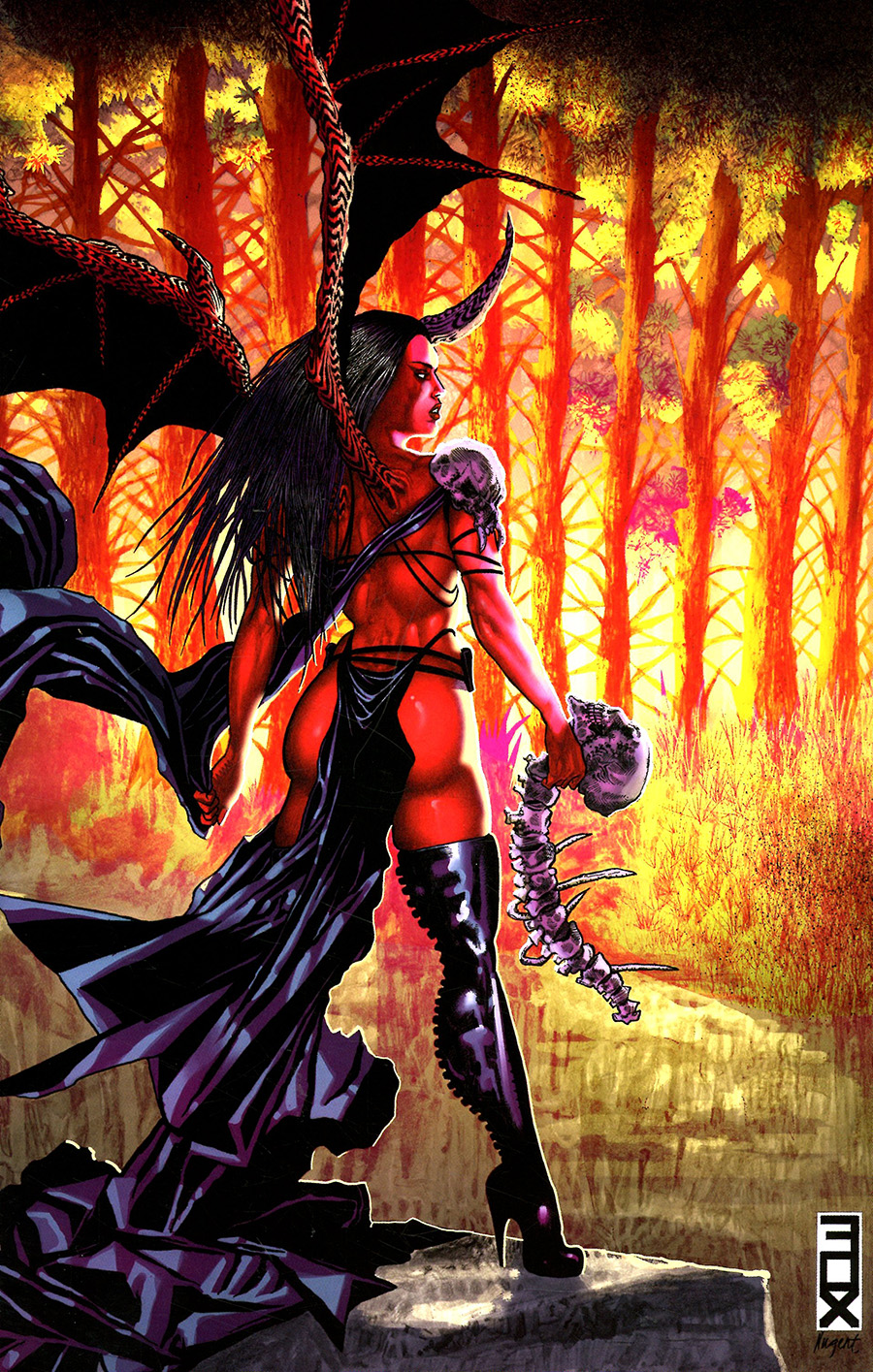 Purgatori Vol 4 #4 Cover G Incentive Russell Fox Virgin Cover