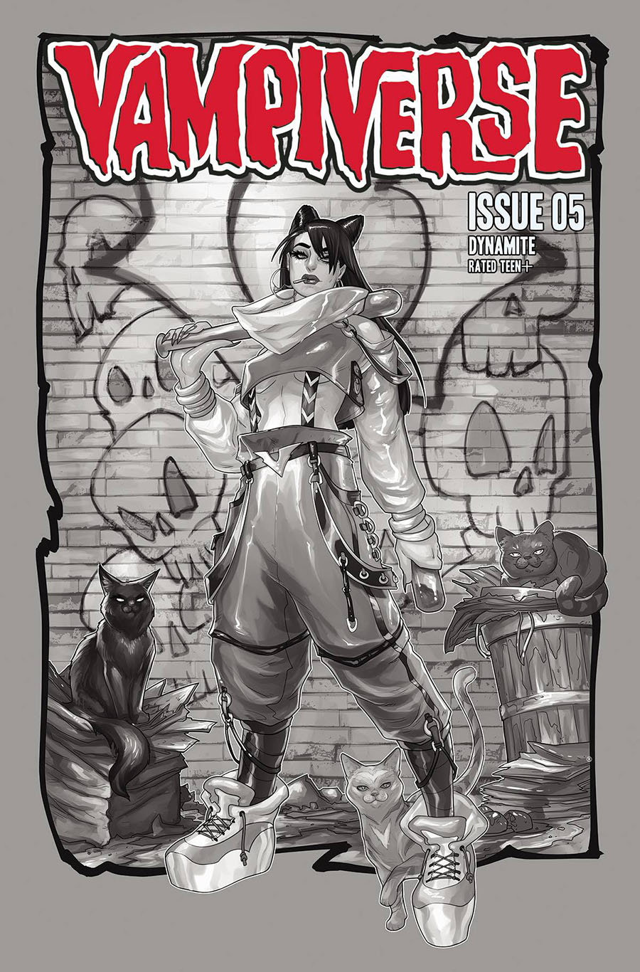 Vampiverse #5 Cover H Incentive Meghan Hetrick Black & White Cover