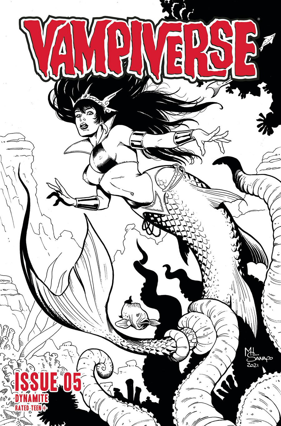 Vampiverse #5 Cover I Incentive Maria Laura Sanapo Line Art Cover