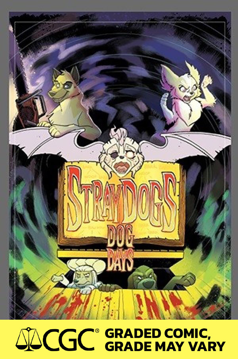 Stray Dogs Dog Days #1 Cover N DF Exclusive Tony Fleecs & Trish Forstner Virgin Variant Cover CGC Graded 9.6 Or Higher