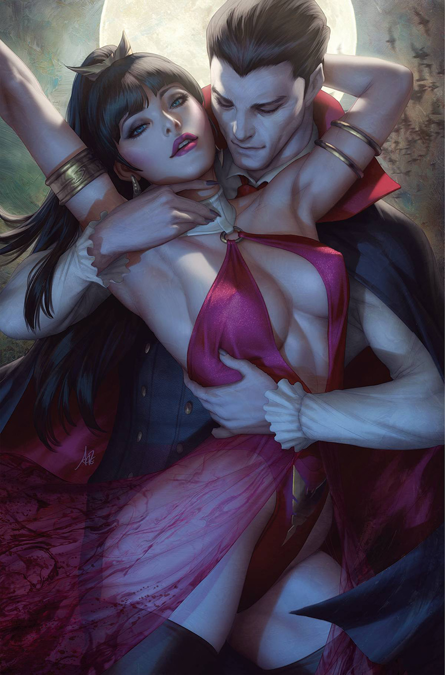 Vampirella Dracula Unholy #2 Cover K Limited Edition Stanley Artgerm Lau Virgin Cover