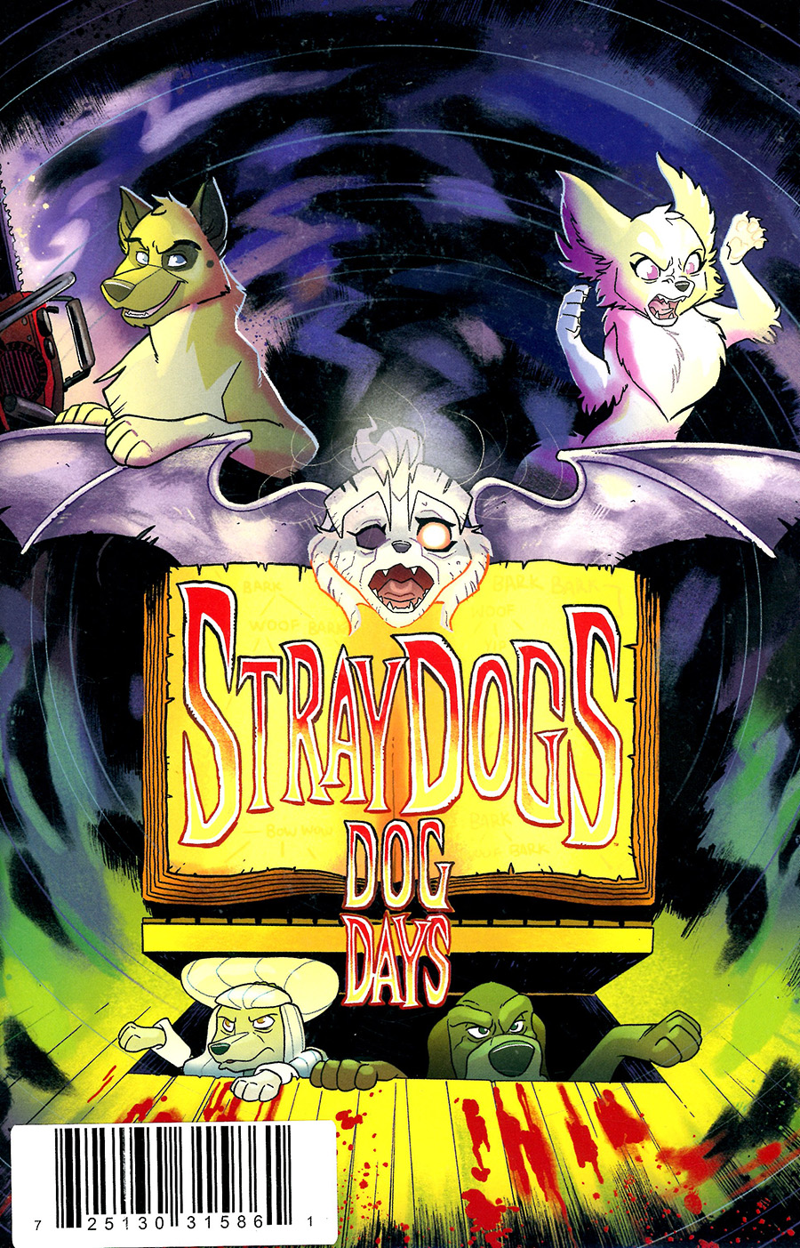 Stray Dogs Dog Days #1 Cover J DF Exclusive Tony Fleecs & Trish Forstner Virgin Variant Cover