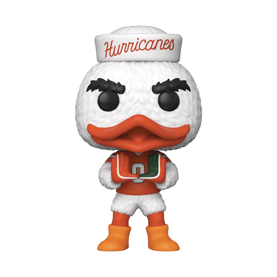 POP College Mascots University Of Miami Sebastian The Ibis Vinyl Figure