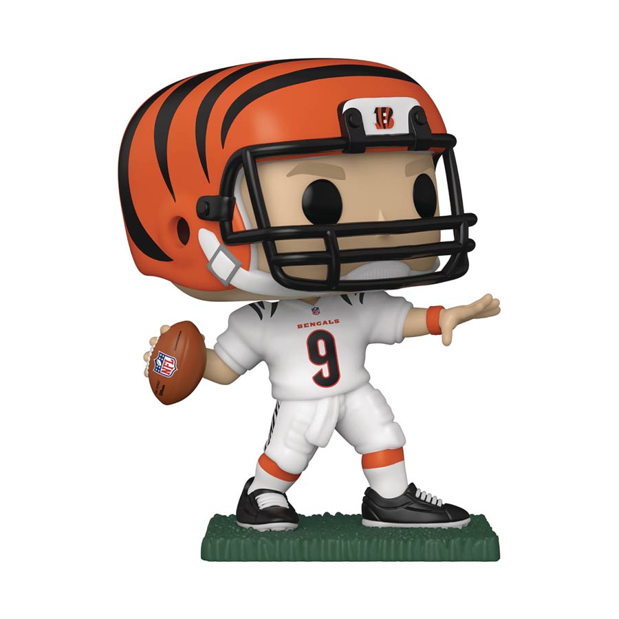 POP NFL Legends Bengals Joe Burrow Home Uniform Vinyl Figure