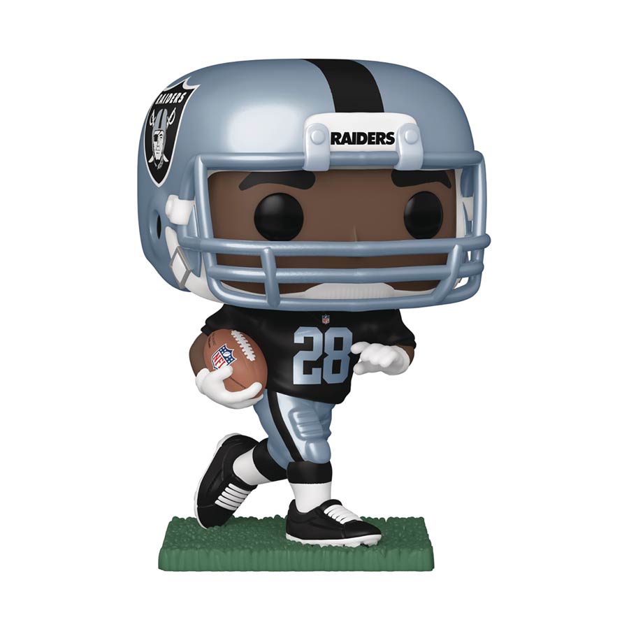 POP NFL Legends Raiders Josh Jacobs Home Uniform Vinyl Figure
