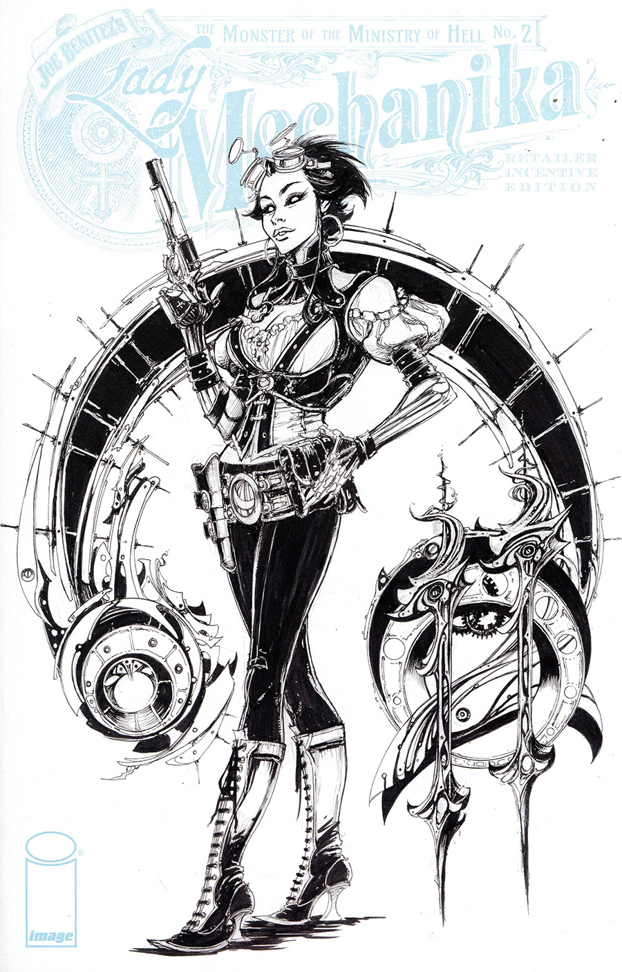 Lady Mechanika Monster Of The Ministry Of Hell #2 Cover C Incentive Joe Benitez Variant Cover