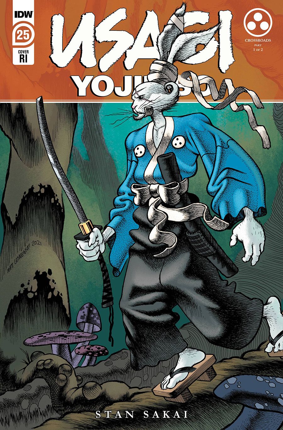 Usagi Yojimbo Vol 4 #25 Cover B Incentive Matt Lesniewski Variant Cover