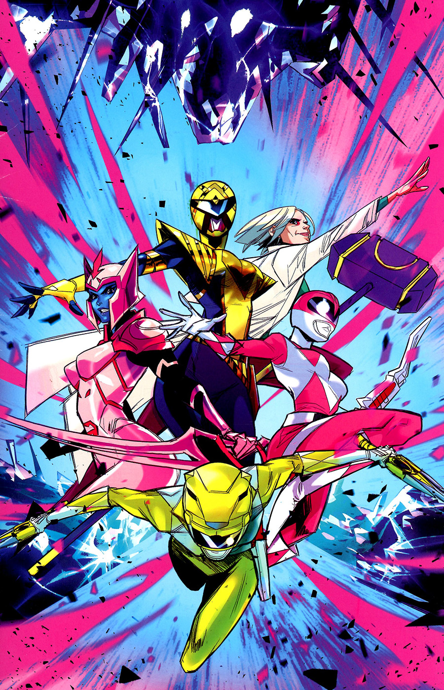 Mighty Morphin #15 Cover D Incentive Eleonora Carlini Legacy Virgin Cover (The Eltarian War Part 5)