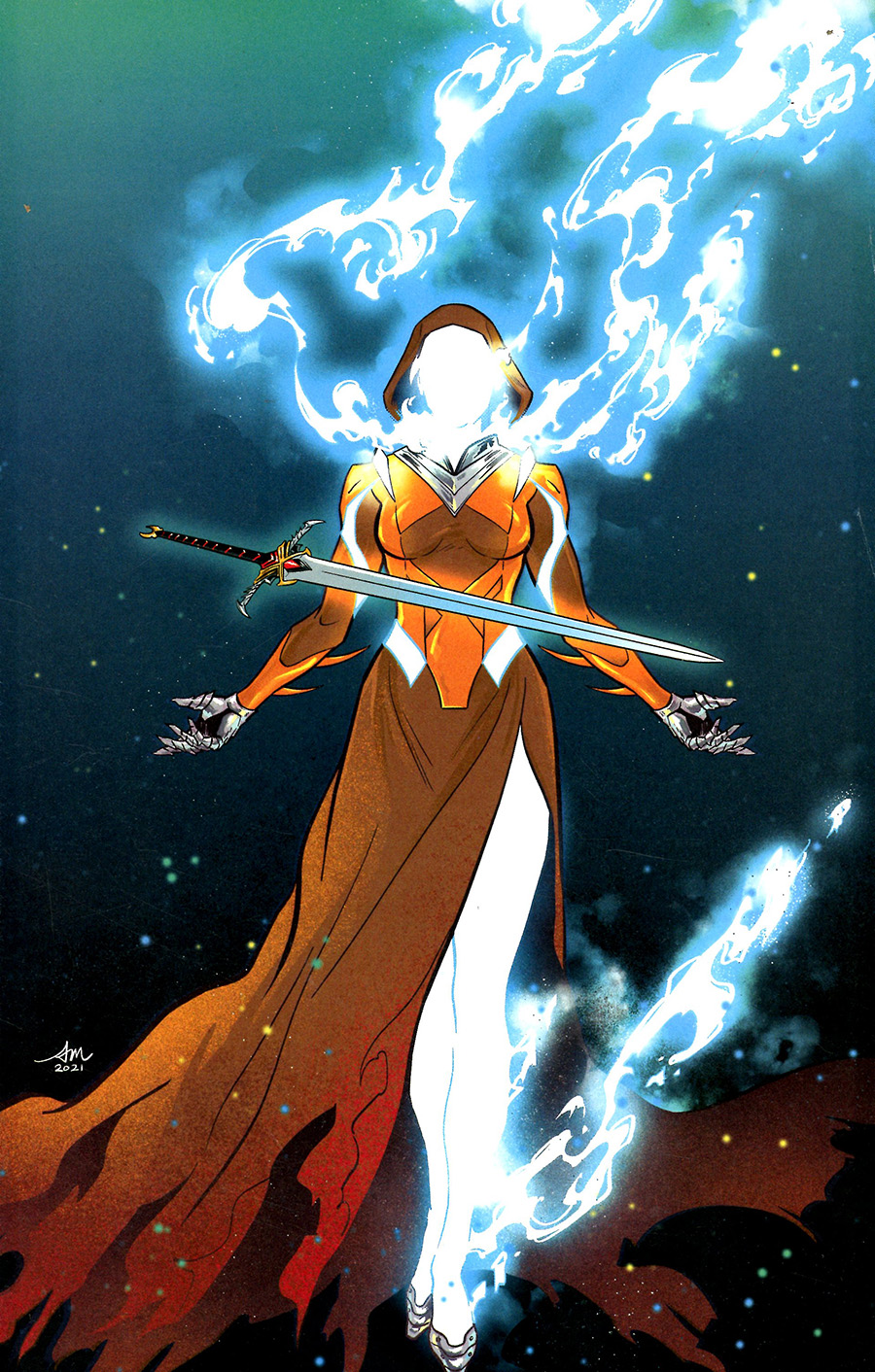 Once & Future #24 Cover C Incentive Audrey Mok Virgin Variant Cover