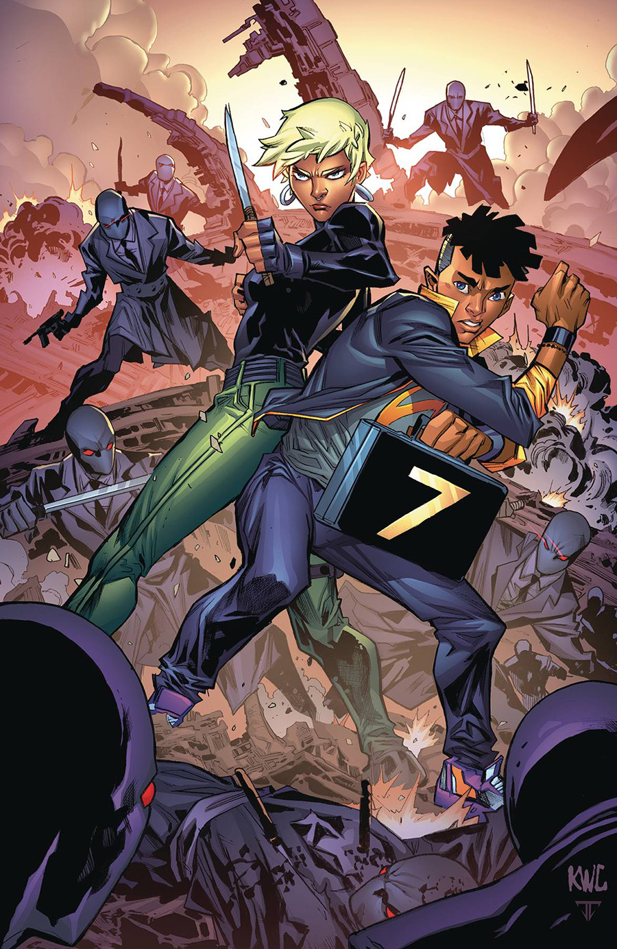 Seven Secrets #13 Cover E Incentive Ken Lashley Virgin Cover