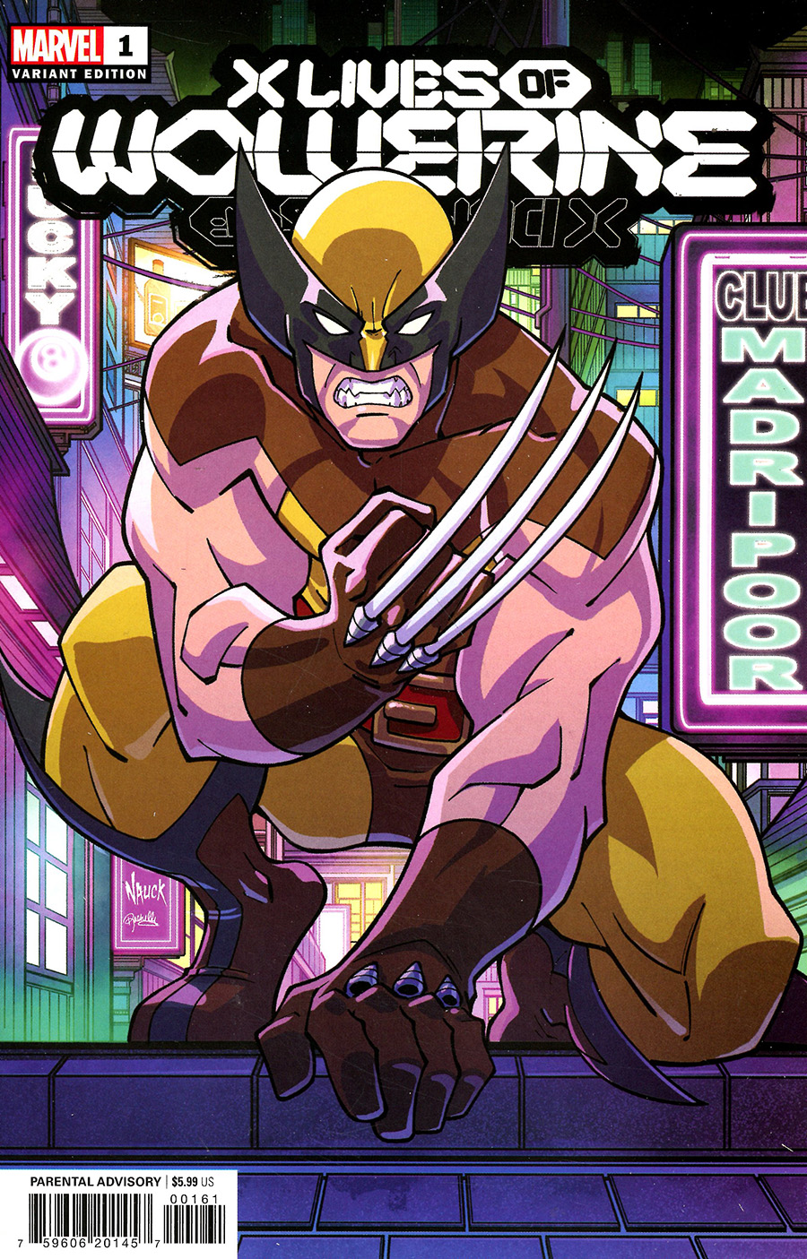 X Lives Of Wolverine #1 Cover I Incentive Todd Nauck Animation Style Variant Cover