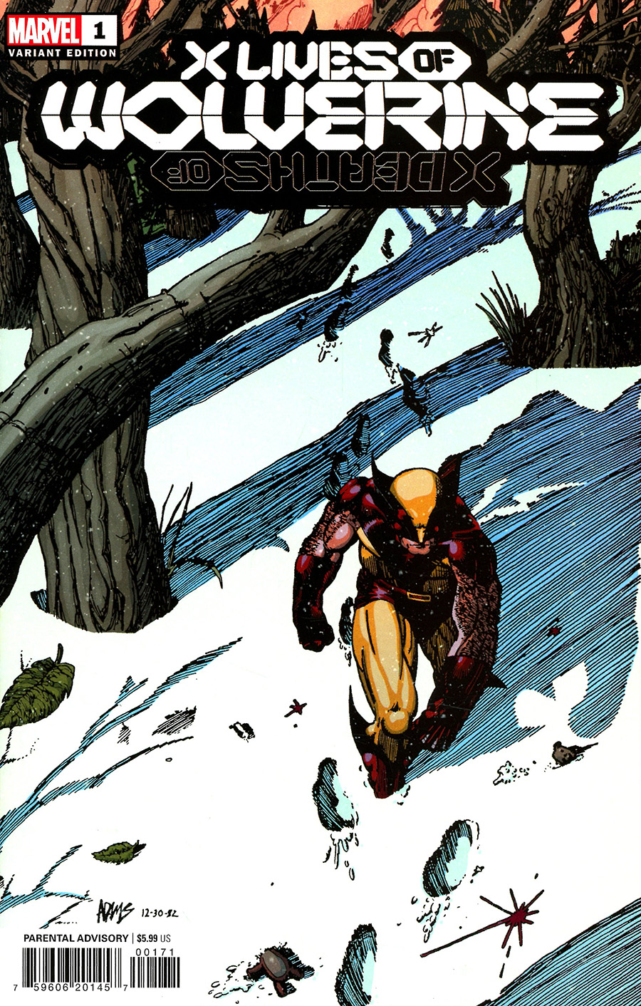 X Lives Of Wolverine #1 Cover K Incentive Arthur Adams Hidden Gem Variant Cover