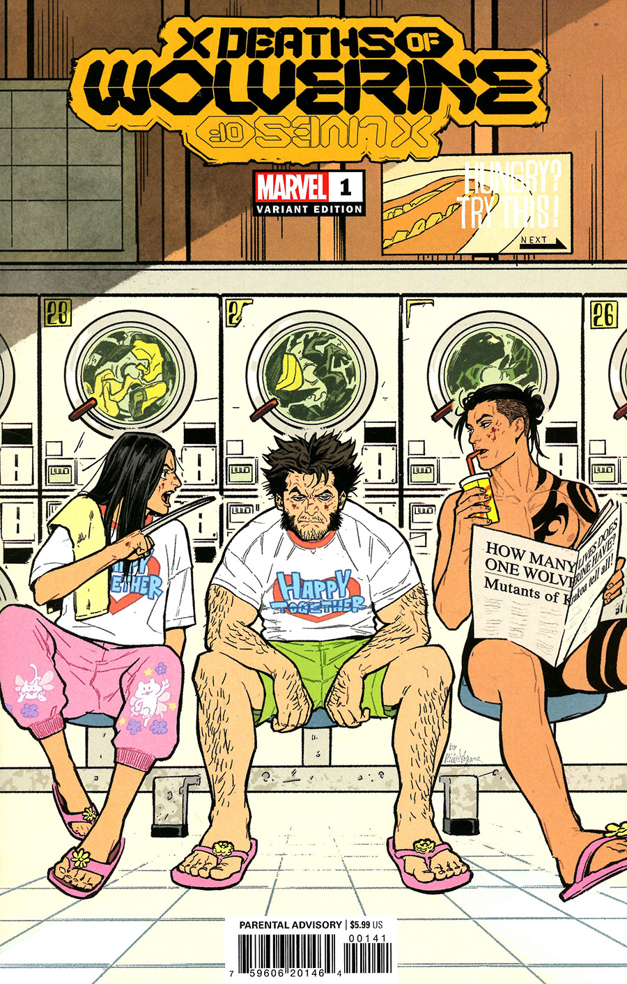X Deaths Of Wolverine #1 Cover I Incentive Rickie Yagawa Anime Style Variant Cover