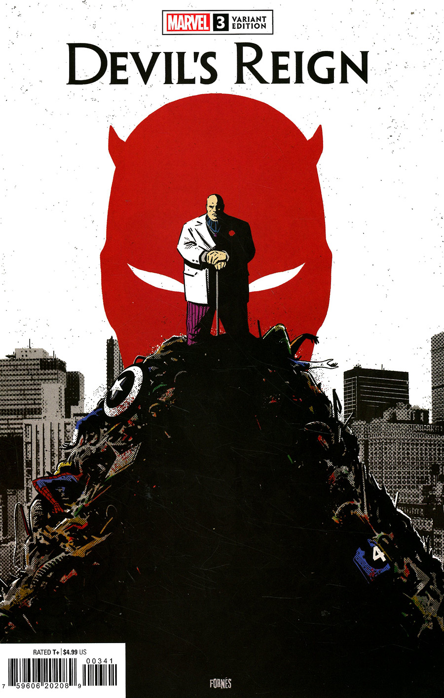Devils Reign #3 Cover D Incentive Jorge Fornes Variant Cover