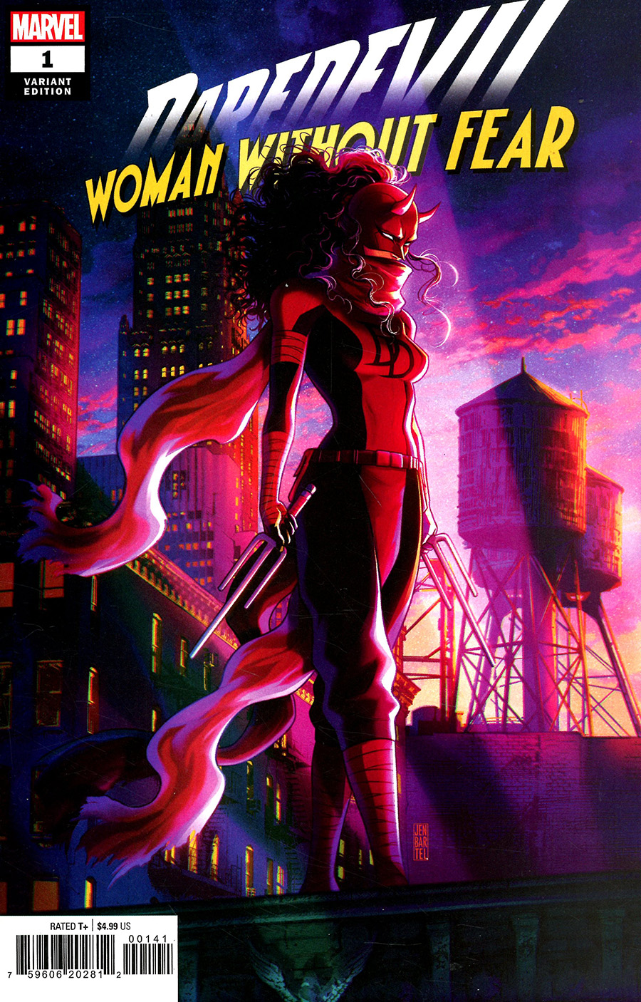 Daredevil Woman Without Fear #1 Cover F Incentive Jen Bartel Variant Cover (Devils Reign Tie-In)