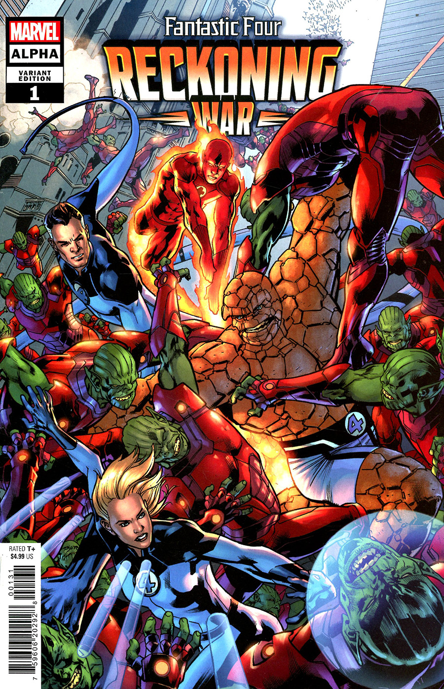 Fantastic Four Reckoning War Alpha #1 (One Shot) Cover C Incentive Bryan Hitch Variant Cover