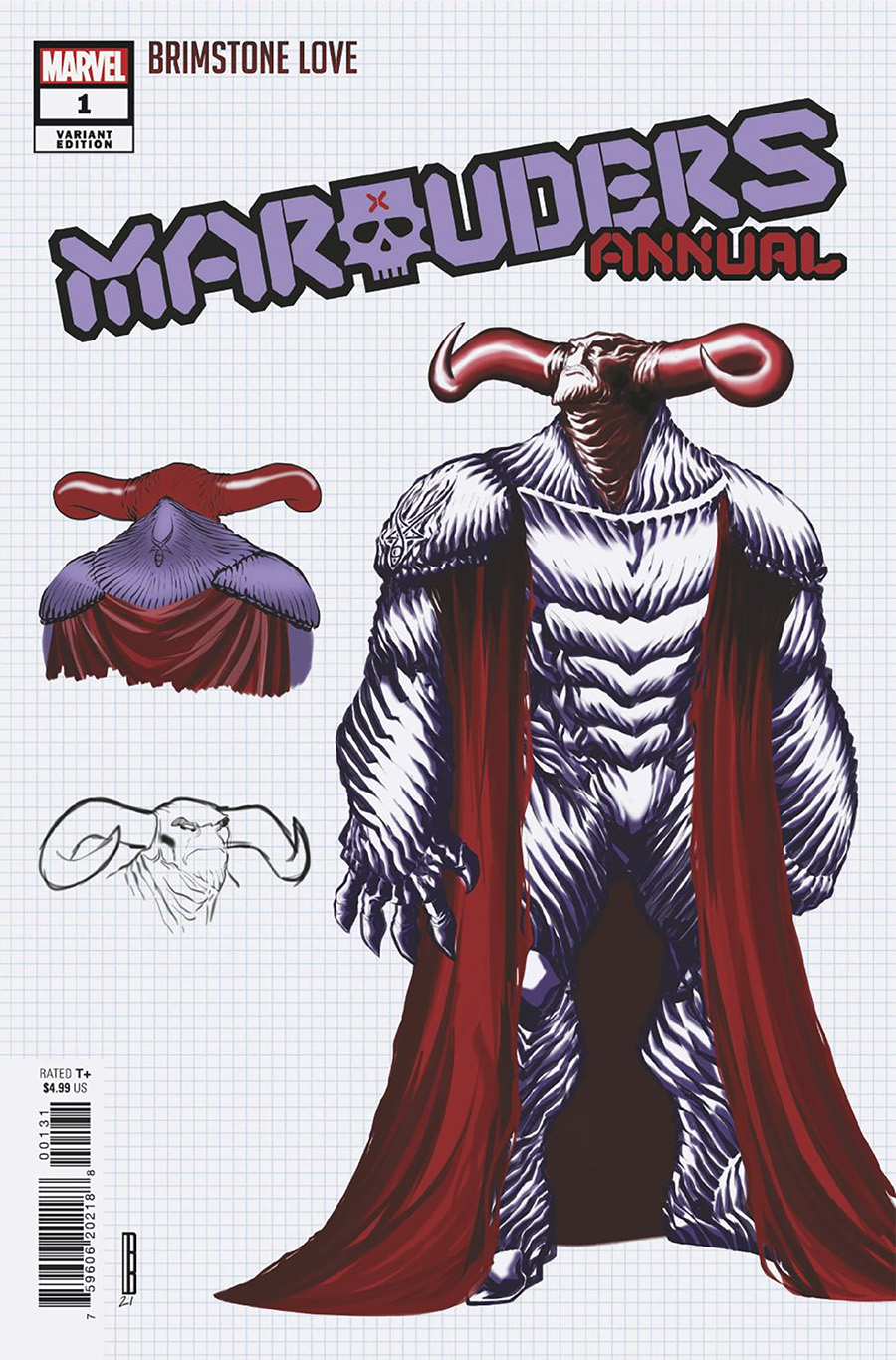 Marauders Annual #1 Cover C Incentive David Baldeon Design Variant Cover