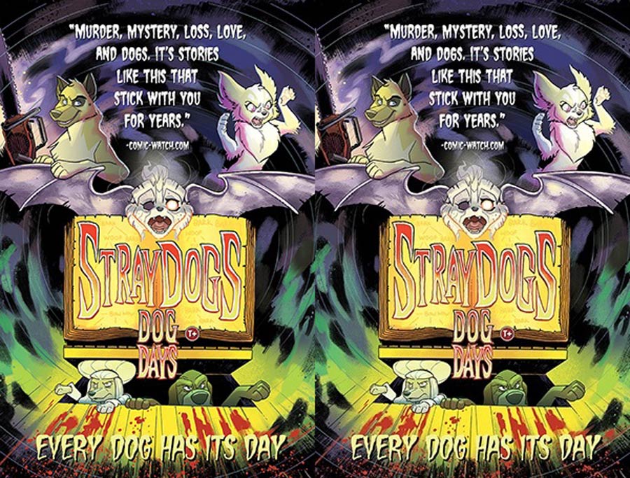 Stray Dogs Dog Days #1 Cover I DF Exclusive Tony Fleecs & Trish Forstner Variant Cover Dual Pack