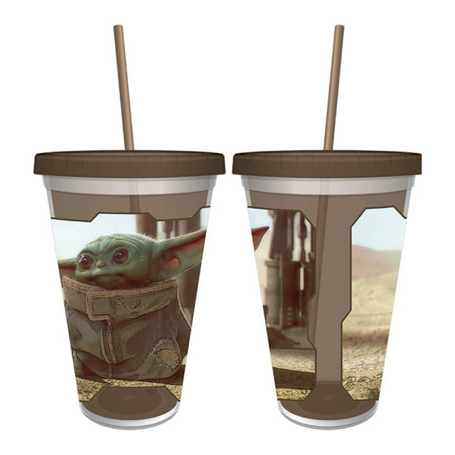 Star Wars The Mandalorian Grogu 16-Ounce Acrylic Cup