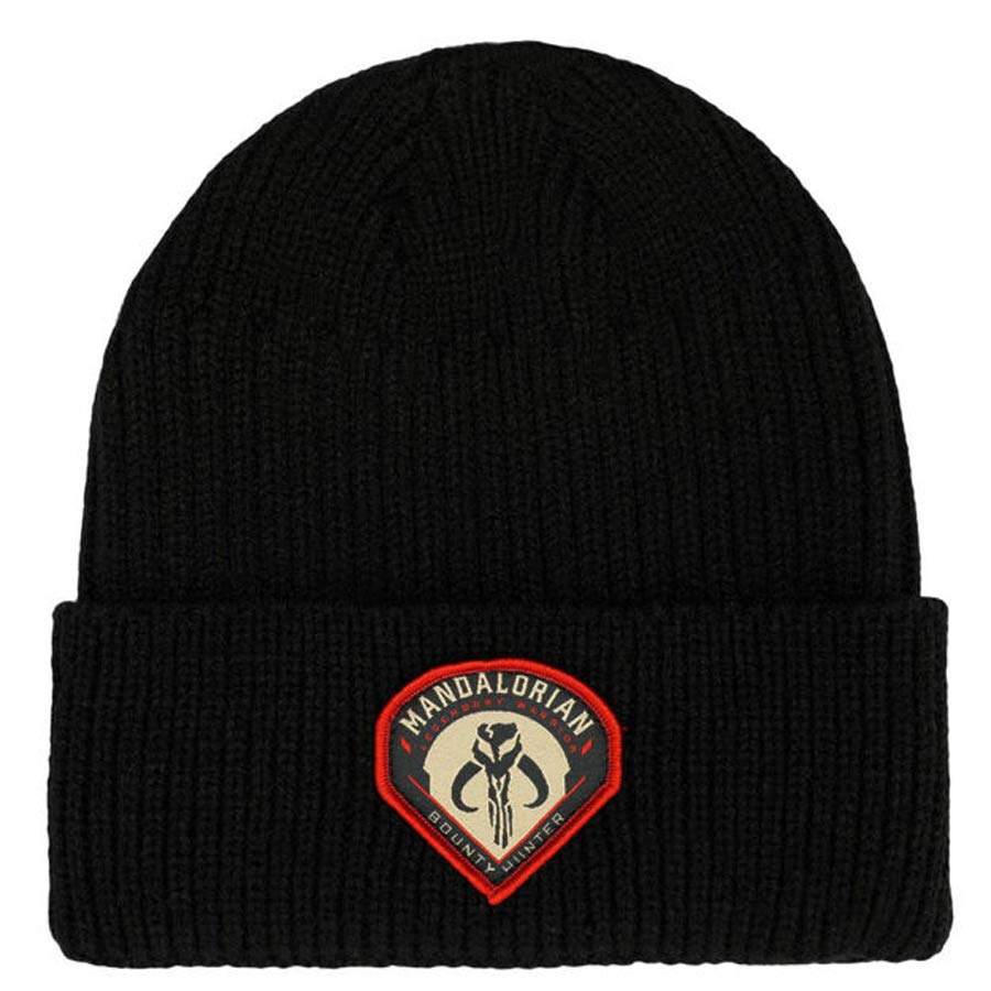 Star Wars The Mandalorian Patch Beanie