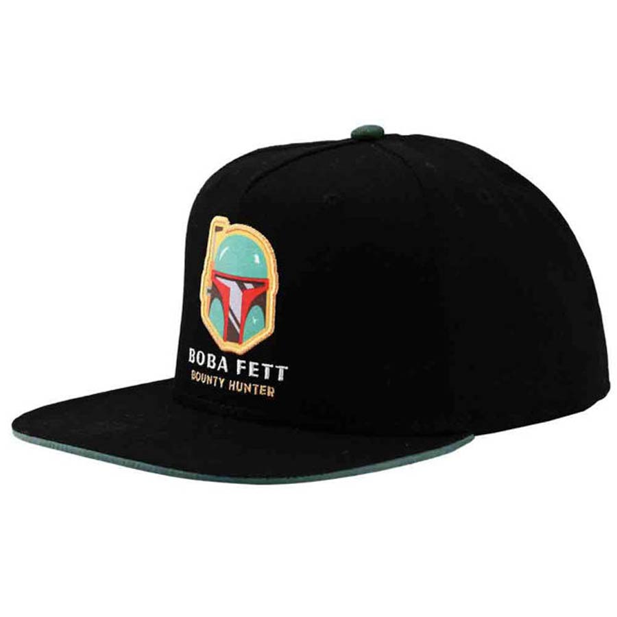 Star Wars Bounty Hunter Boba Fett Youth Flat Bill Snapback
