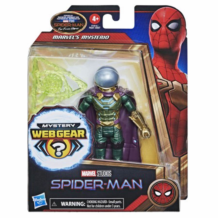 Marvel Spider-Man Marvels Mysterio Suit Mystery Webgear 6-Inch Action Figure