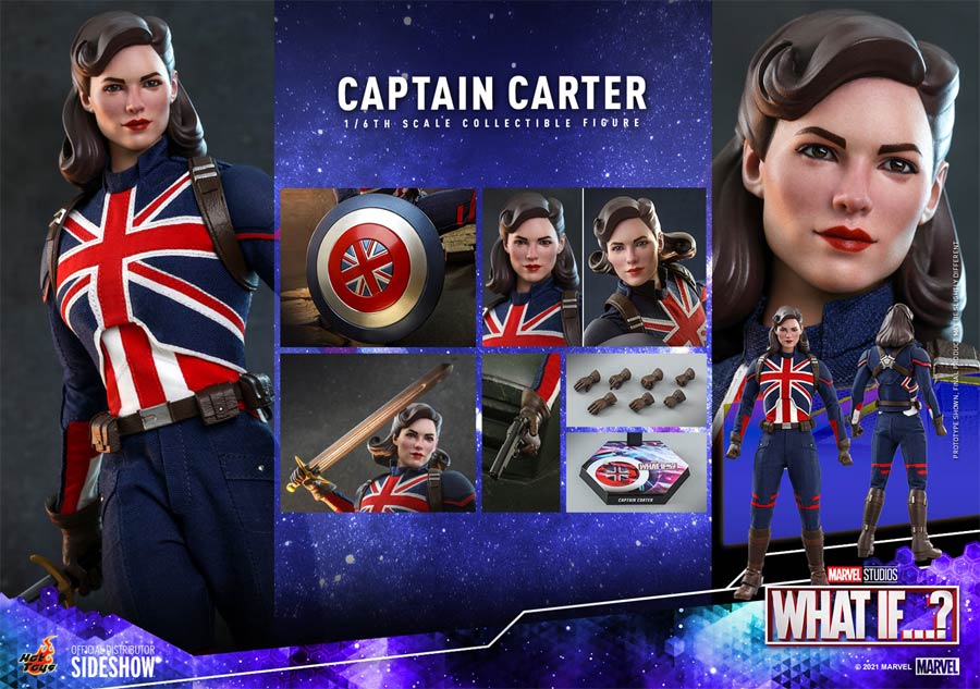 Marvel What If Captain Carter Sixth Scale Action Figure