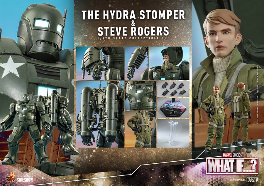 Marvel What If Steve Rogers And The Hydra Stomper Sixth Scale Action Figure Set