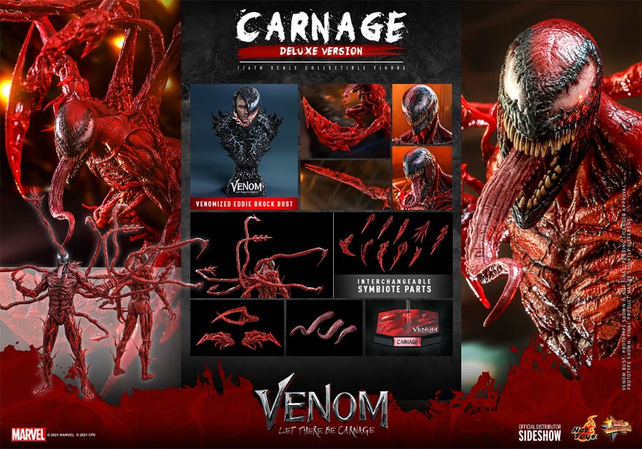Marvel Carnage Deluxe Version Sixth Scale Action Figure
