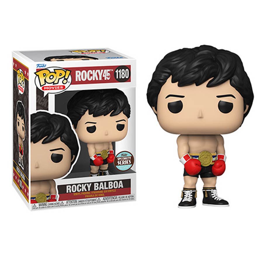 POP Movies Rocky 45th Anniversary Rocky With Gold Belt Specialty Series Vinyl Figure