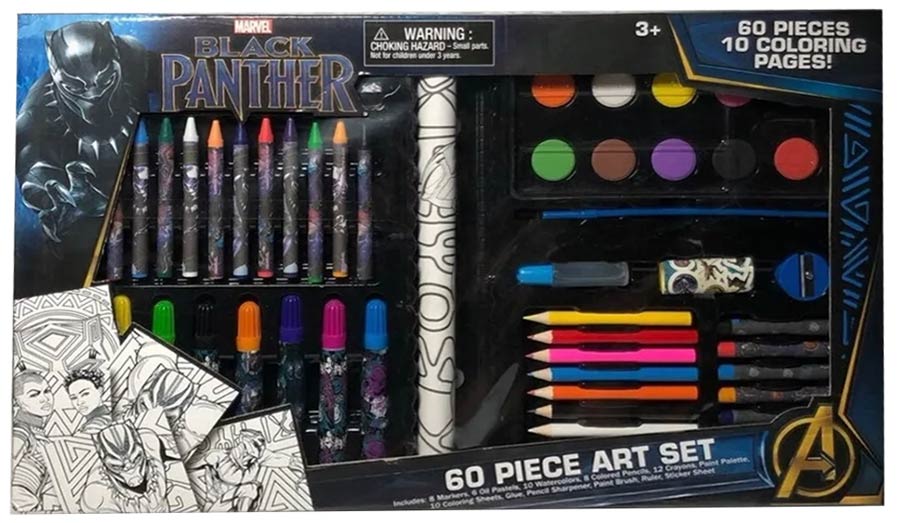 Black Panther 60-Piece Art Set
