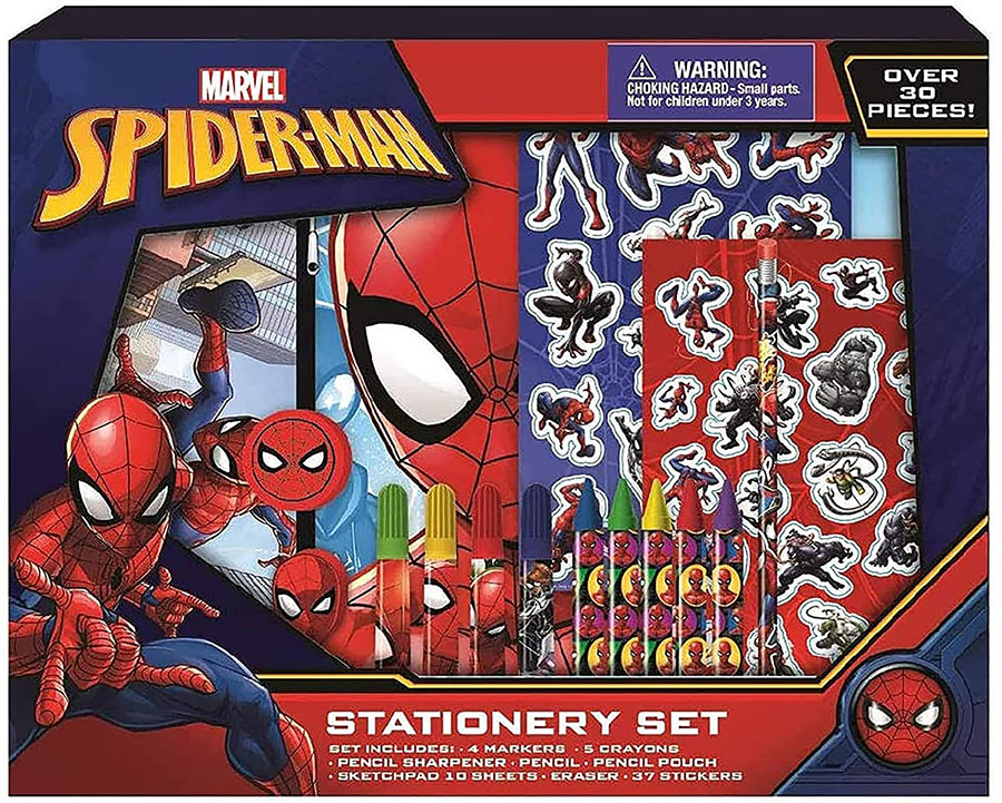 Spider-Man 30-Piece Stationery Set