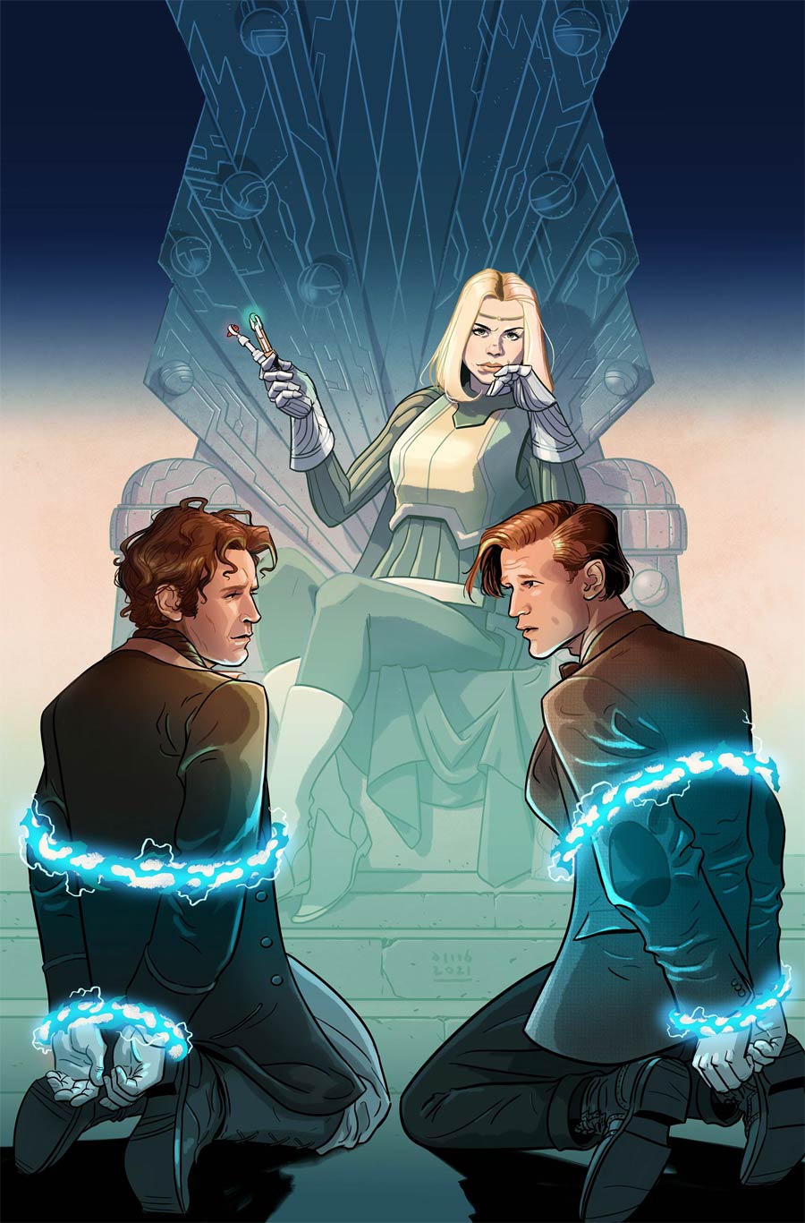 Doctor Who Empire Of The Wolf #1 Cover E Variant David Buisian Virgin Cover