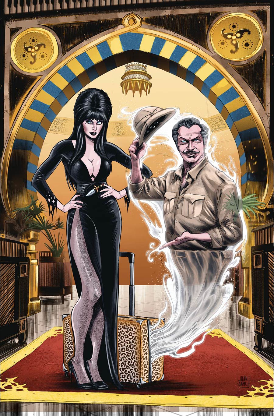 Elvira Meets Vincent Price #3 Cover K Incentive Juan Samu Virgin Cover