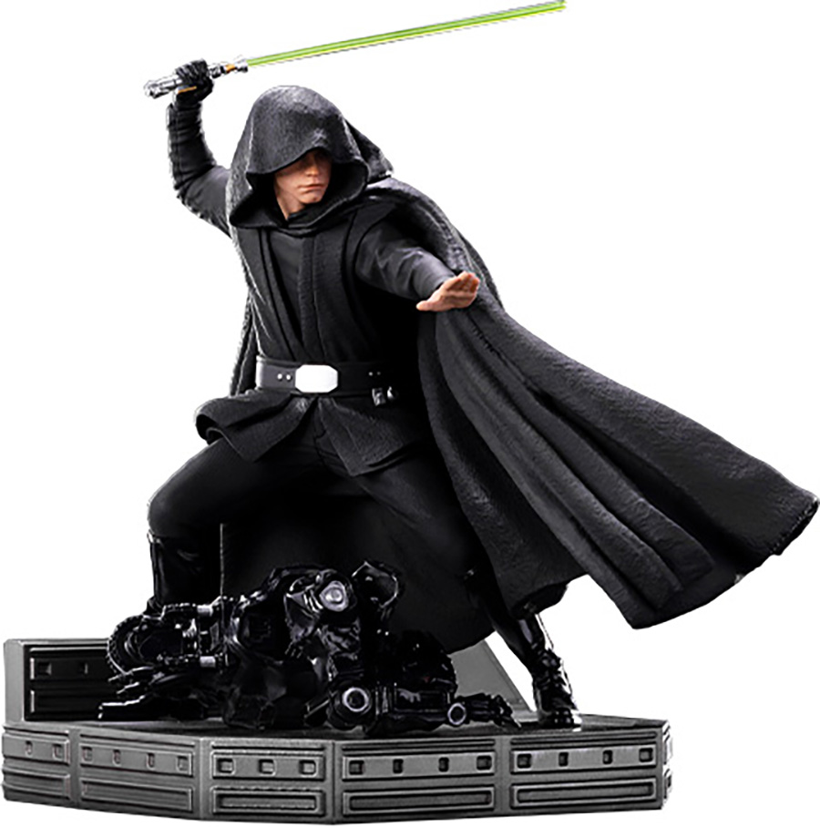 Star Wars The Mandalorian Luke Skywalker Combat Version 1/10 Scale Statue