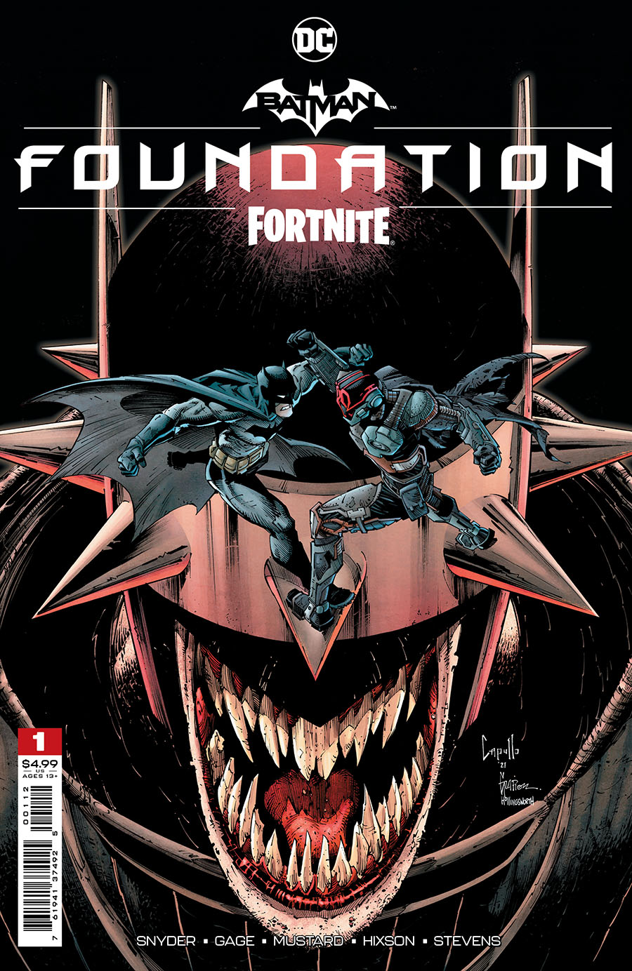 Batman Fortnite Foundation #1 (One Shot) Cover D 2nd Ptg Greg Capullo & Jonathan Glapion Recolored Variant Cover