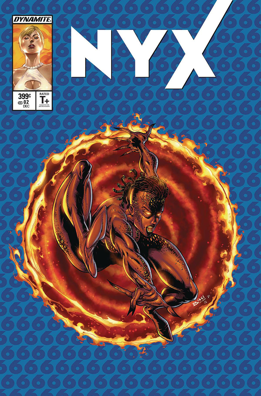 Nyx (Dynamite Entertainment) #2 Cover J Variant Jason Biggs Todd McFarlane Homage Cover