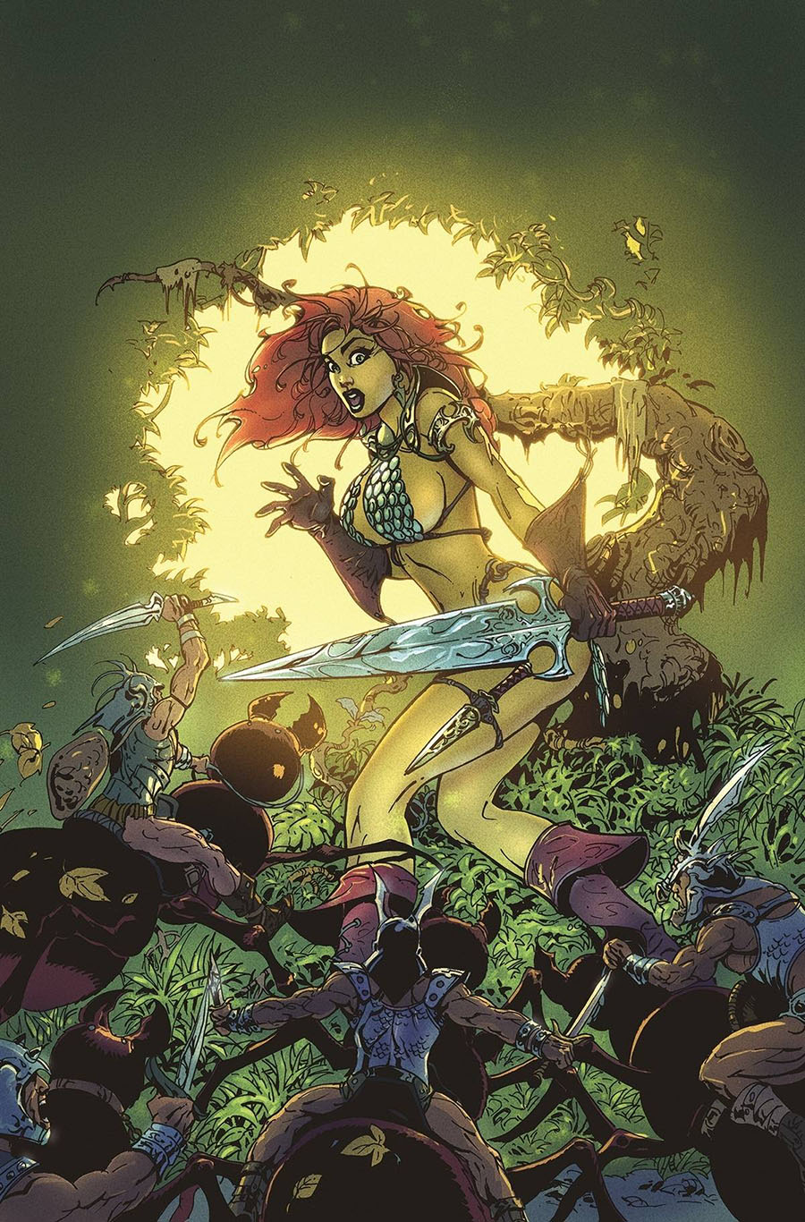 Red Sonja Vol 9 #4 Cover P Incentive Roberto Castro Virgin Cover