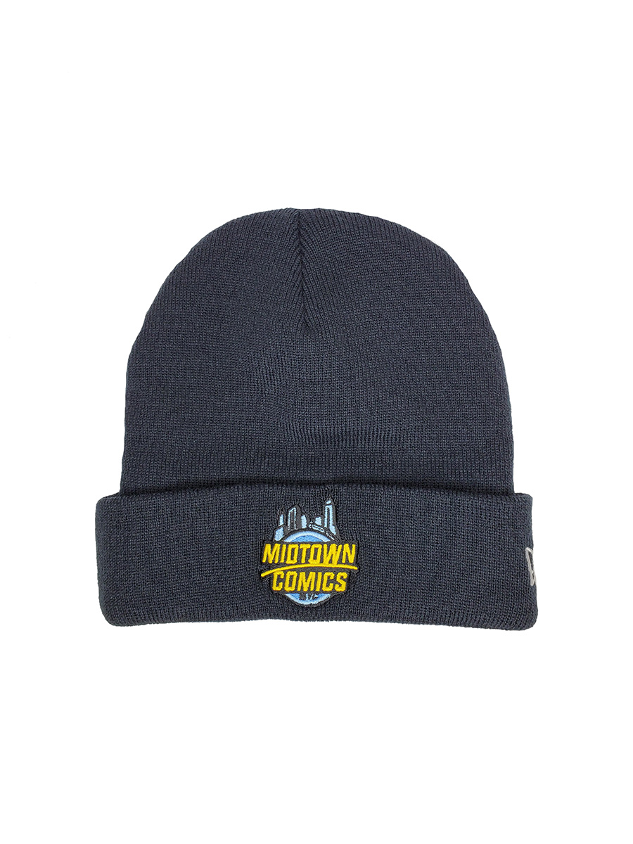 Midtown Comics Logo Navy Cuffed Knit Cap Powered By New Era