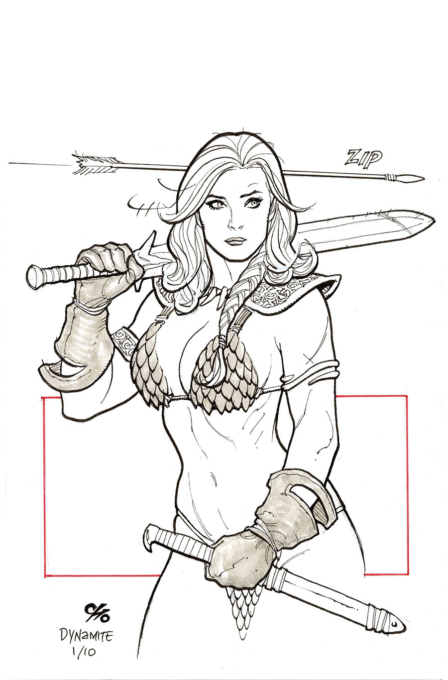 Invincible Red Sonja #6 Cover T Incentive Frank Cho Outrage Virgin Cover