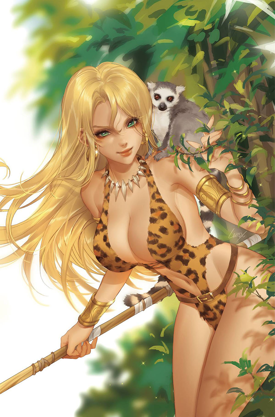 Sheena Queen Of The Jungle #2 Cover Q Incentive Leirix Li Virgin Cover