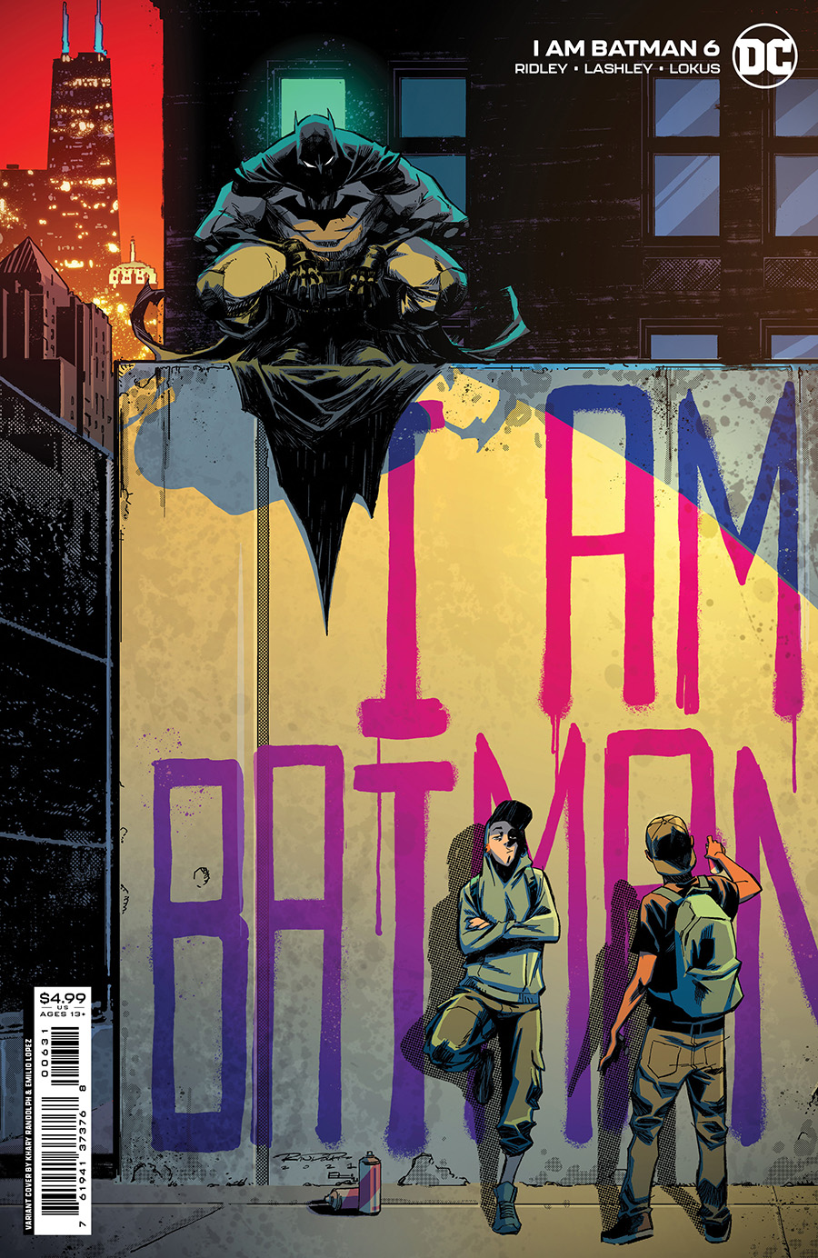 I Am Batman #6 Cover D Incentive Khary Randolph & Emilio Lopez Card Stock Variant Cover