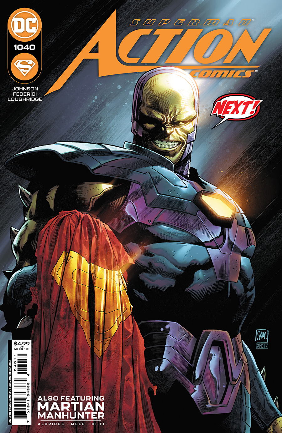 Action Comics Vol 2 #1040 Cover A Regular Daniel Sampere Cover