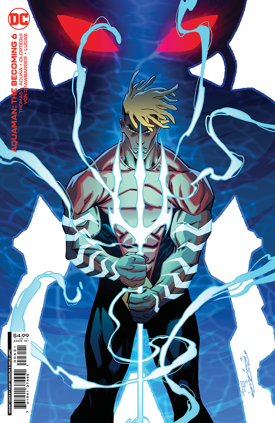 Aquaman The Becoming #6 Cover B Variant Khary Randolph Card Stock Cover