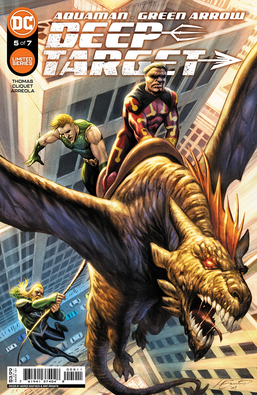 Aquaman Green Arrow Deep Target #5 Cover A Regular Marco Santucci Cover