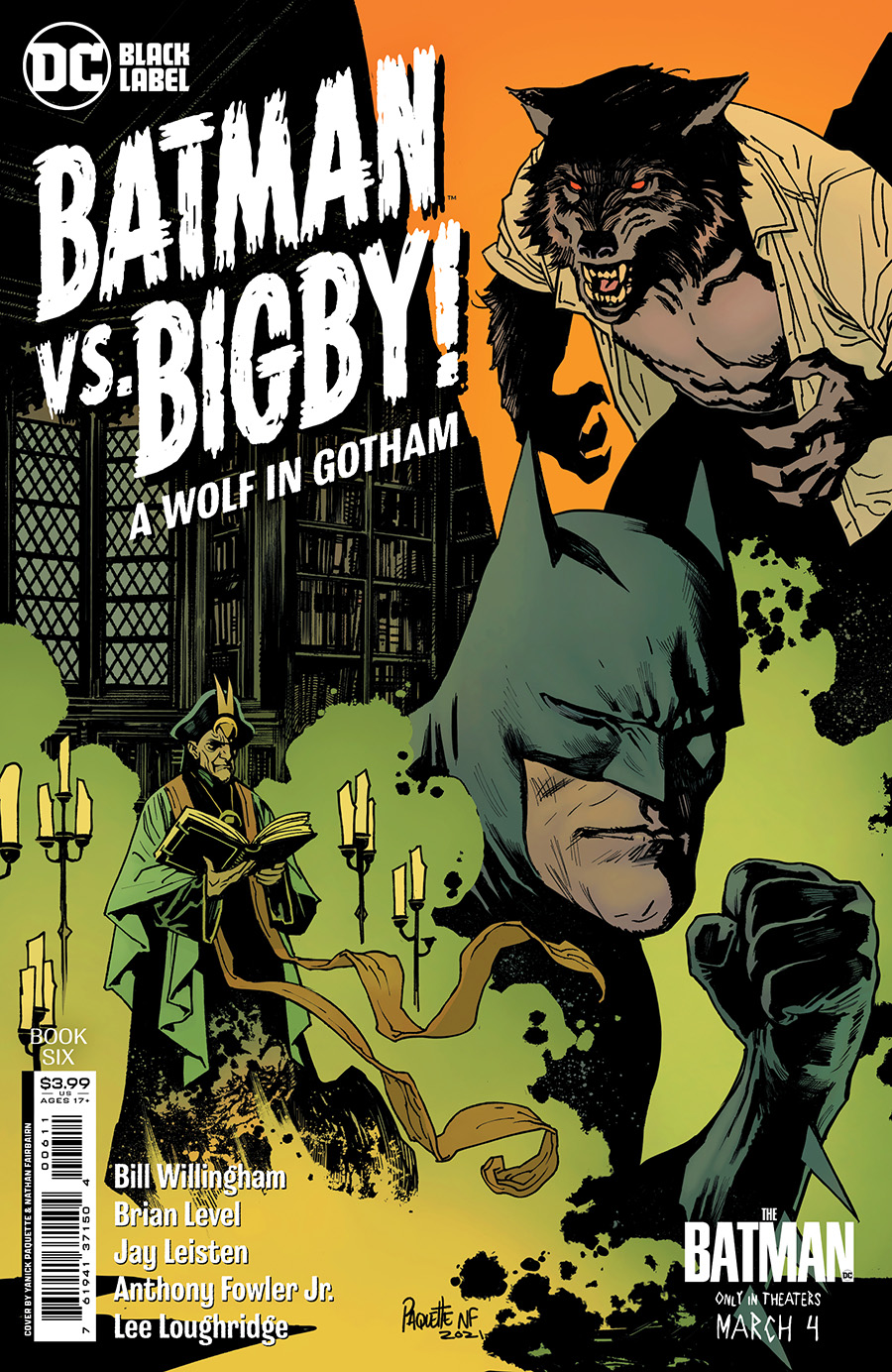 Batman vs Bigby A Wolf In Gotham #6 Cover A Regular Yanick Paquette Cover