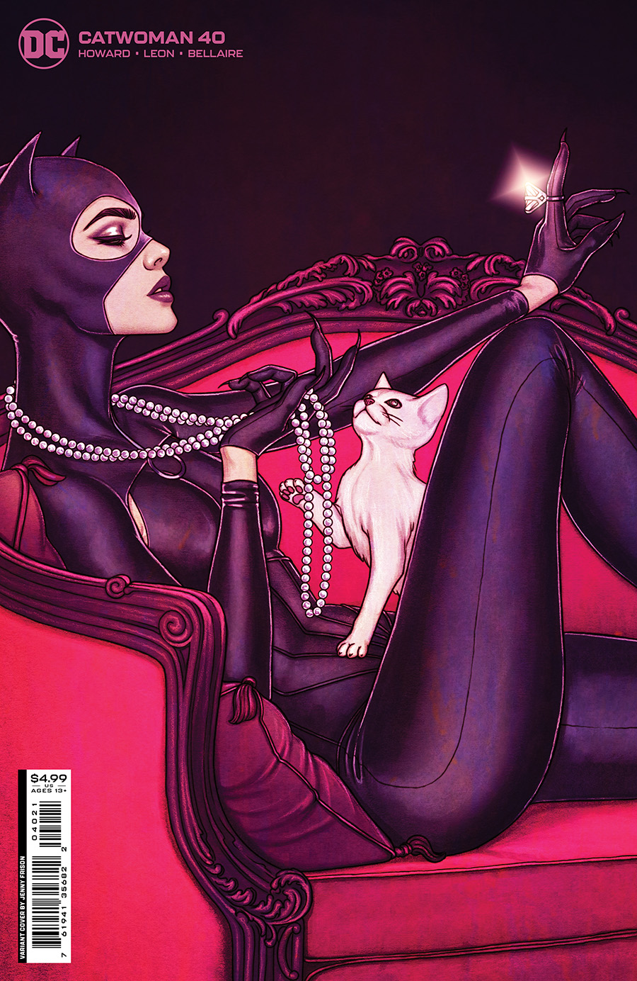 Catwoman Vol 5 #40 Cover B Variant Jenny Frison Card Stock Cover