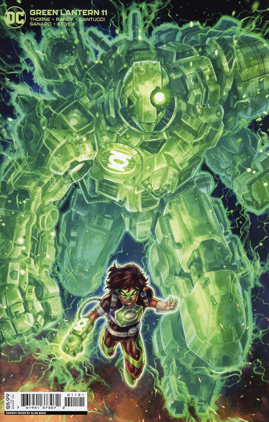 Green Lantern Vol 7 #11 Cover B Variant Alan Quah Card Stock Cover